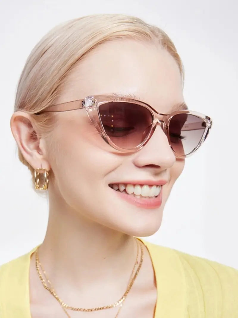 Candy color cat eye sunglasses ins style sunglasses